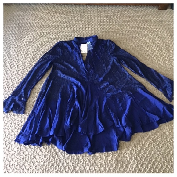 Free People Secret Origins Pieced Lace Tunic. NWT. - Picture 6 of 6